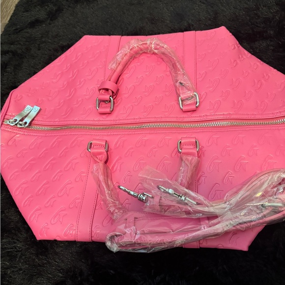 Glamaholic - MONOGRAM DUFFLE BAG HOT PINK - Picture 11 of 11
